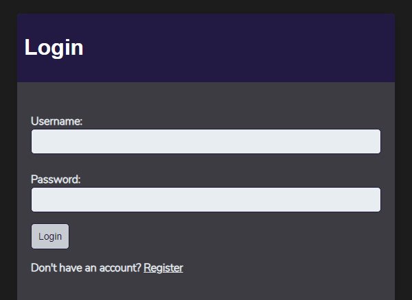 Login Page